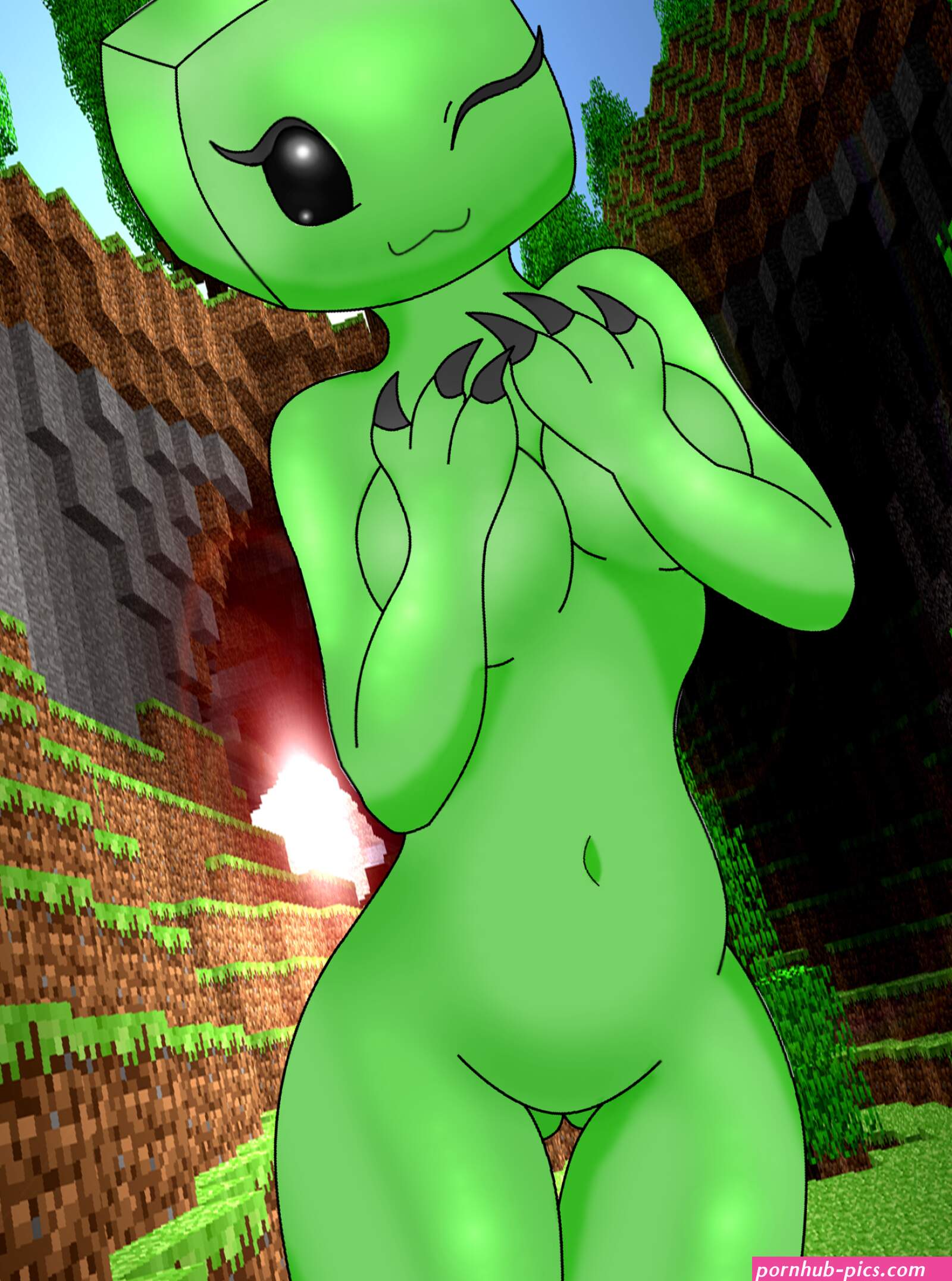 Minecraft: Sexy creeper by ZinZoa on Newgrounds