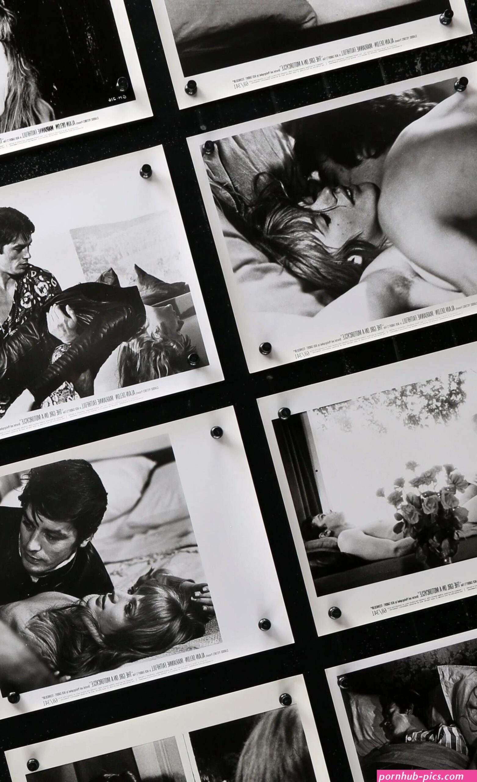 Girl on a Motorcycle Naked Under Leather Movie Poster 1968 8x10