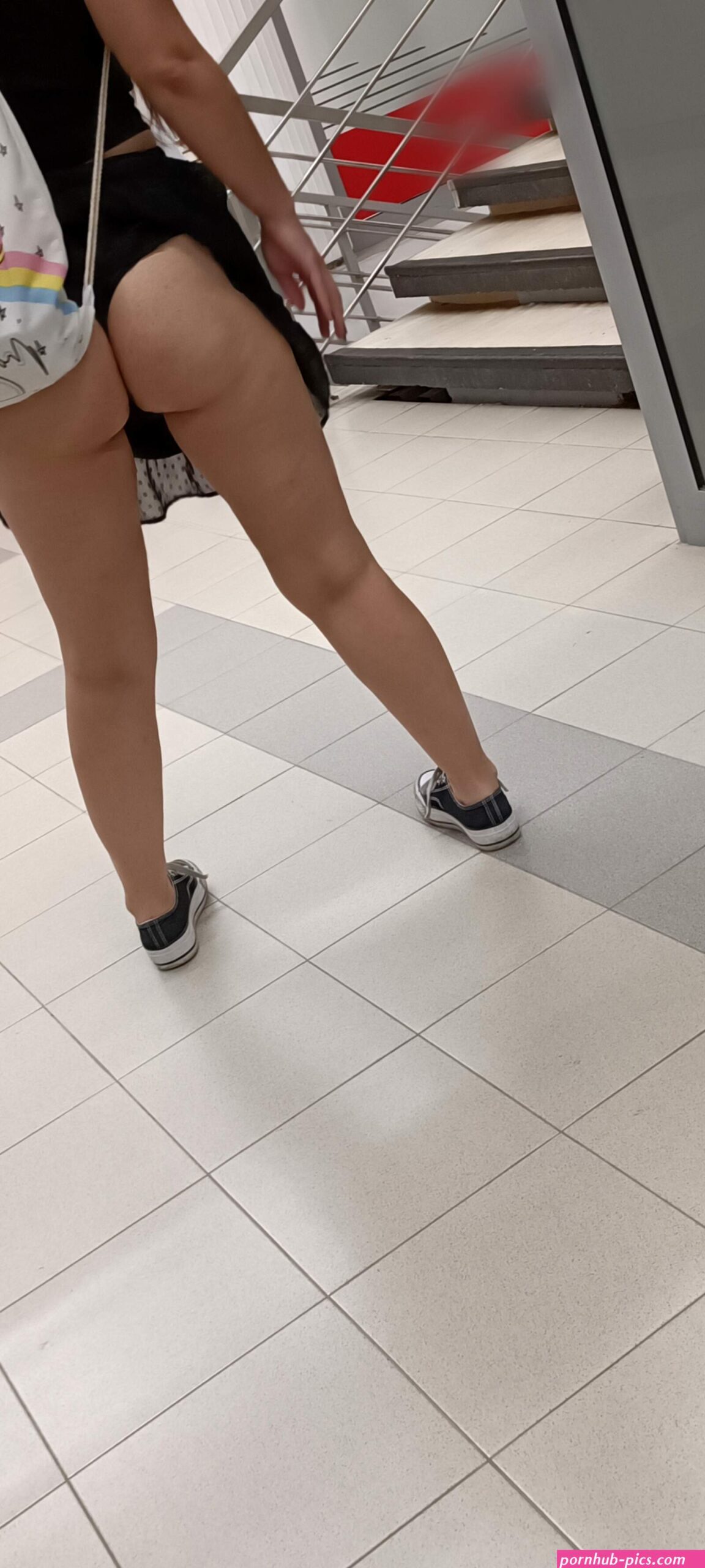 Isnt it amazing when you stumble upon a naked milf ass in a mall?