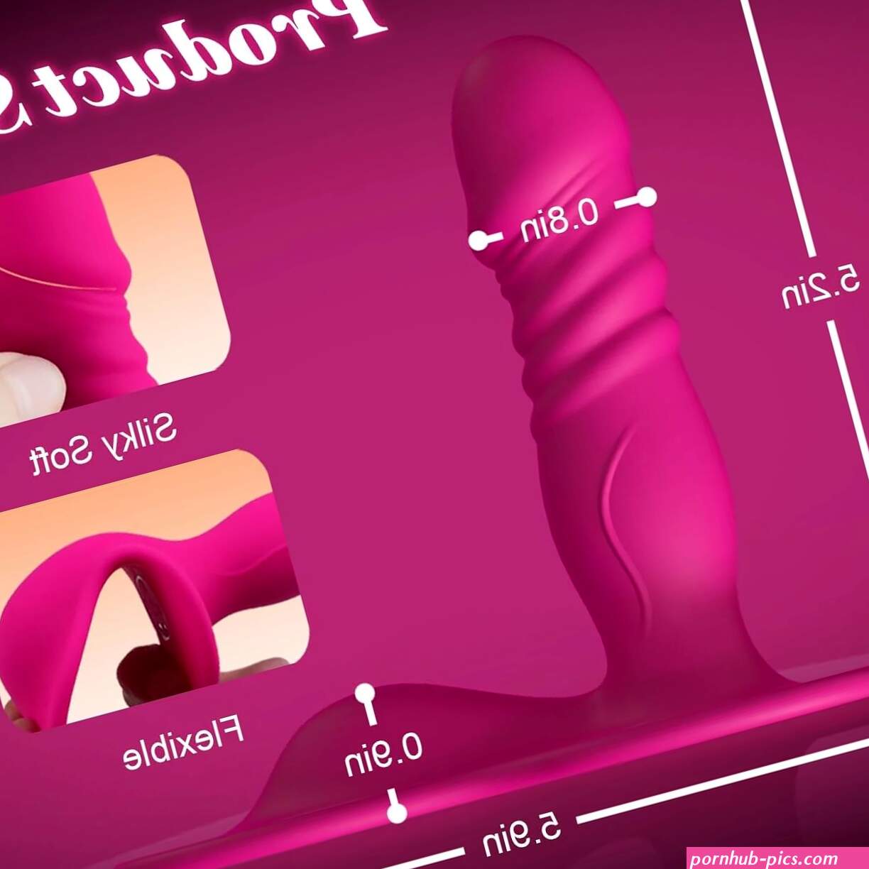Thrusting Strap-On Dildo with Clit Pad