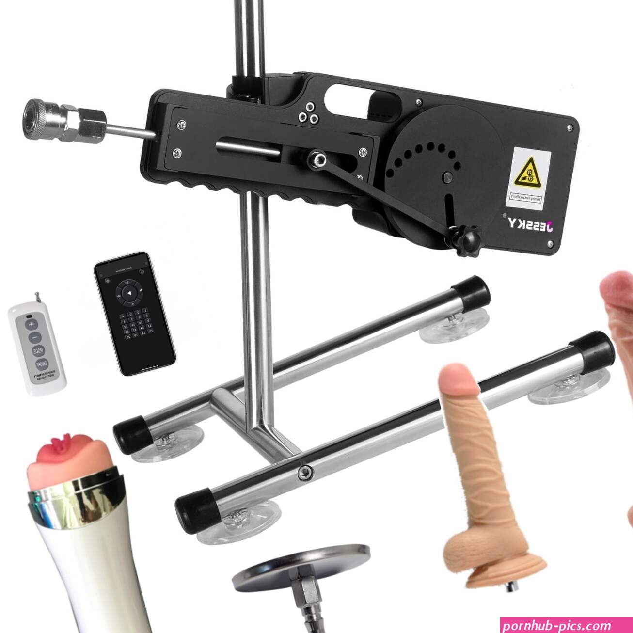 Premium Thrusting Dildo Machine met Dildo Bijlagen