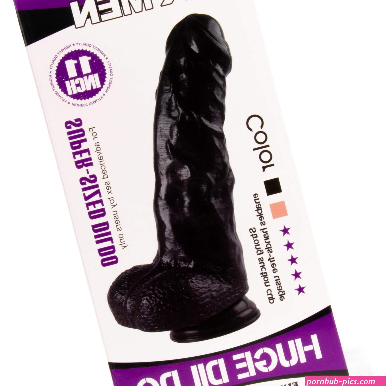 X-Man X-MEN Super-Sized Dildo 11 Inch Zwart