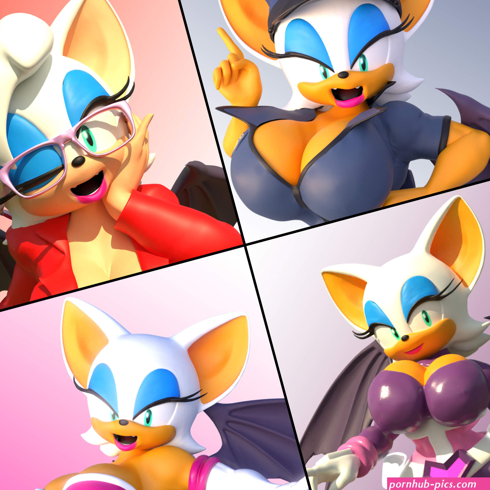 SmutBase Rouge the Bat V3 Revision