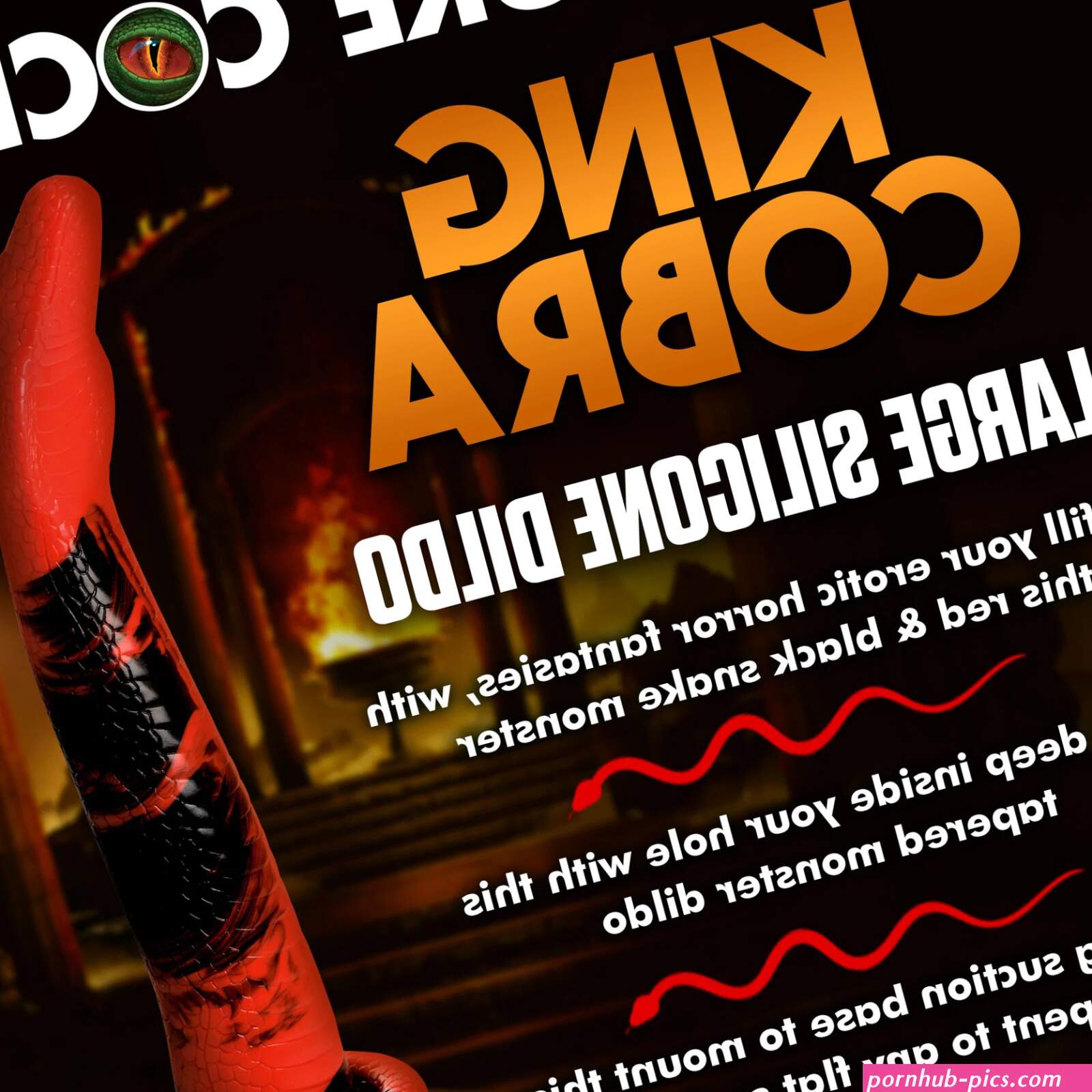 King Cobra 14 Fantasy Snake Dildo