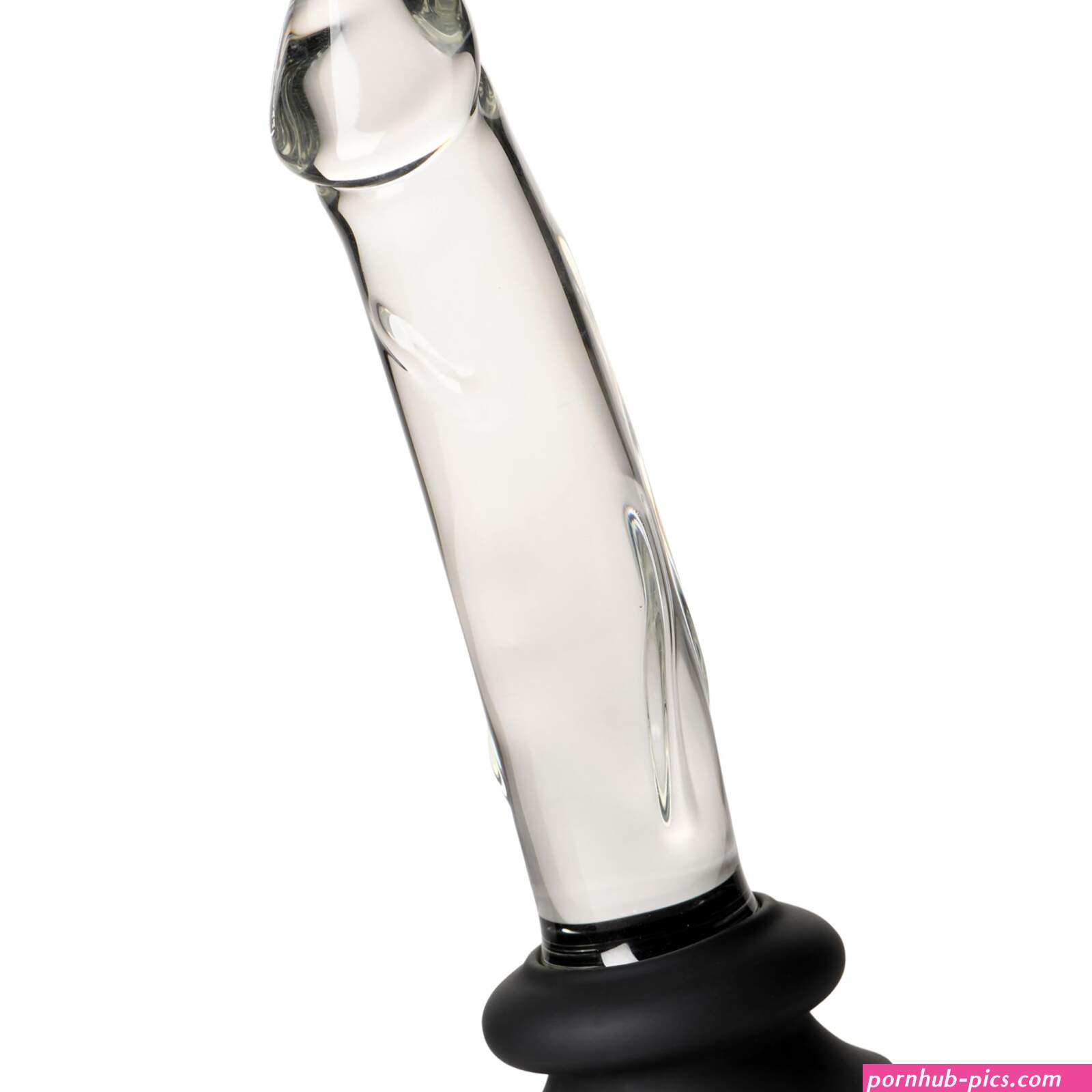 : Pleasure Crystals 7 Glass Dildo with Silicone Base for Men Women Couples. Realistic Texture Includes Removable Silicone Suction Cup Ideal for Temperature Play. 2 Pieces Clear. : Health Household
