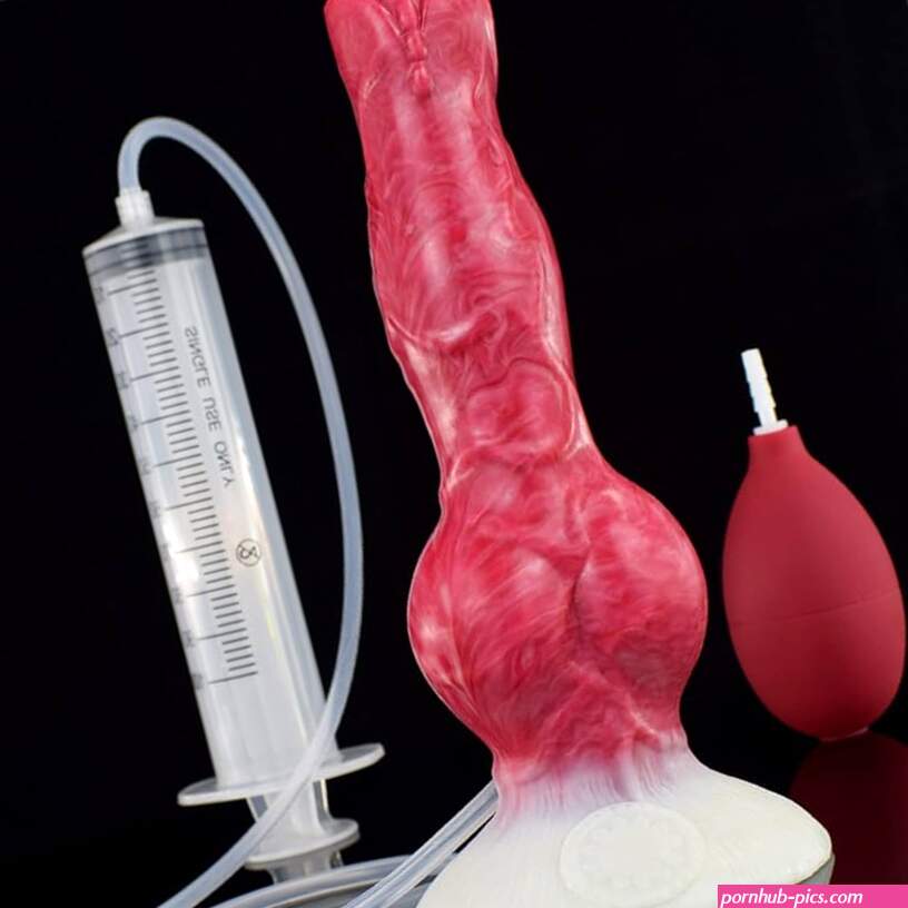 : Lifelike Squirting Dildo Wolf Animal Dildos with Suction Cup Ejaculating Silicone Dog Dildo Adult Sex Toys for Women 8Inches : Health Household