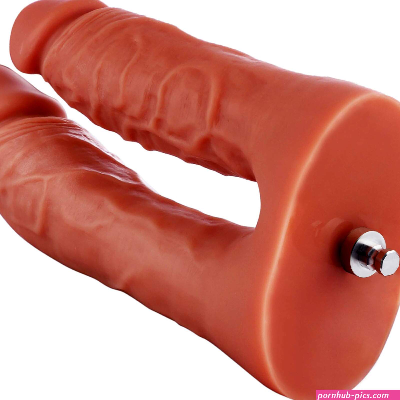 : Hismith 6.5 Double Penetrator Silicone Dildo for Premium for Sex Machine with KlicLok System 5.5 Insertable Length Vaginal and Anal Pleasure Toy