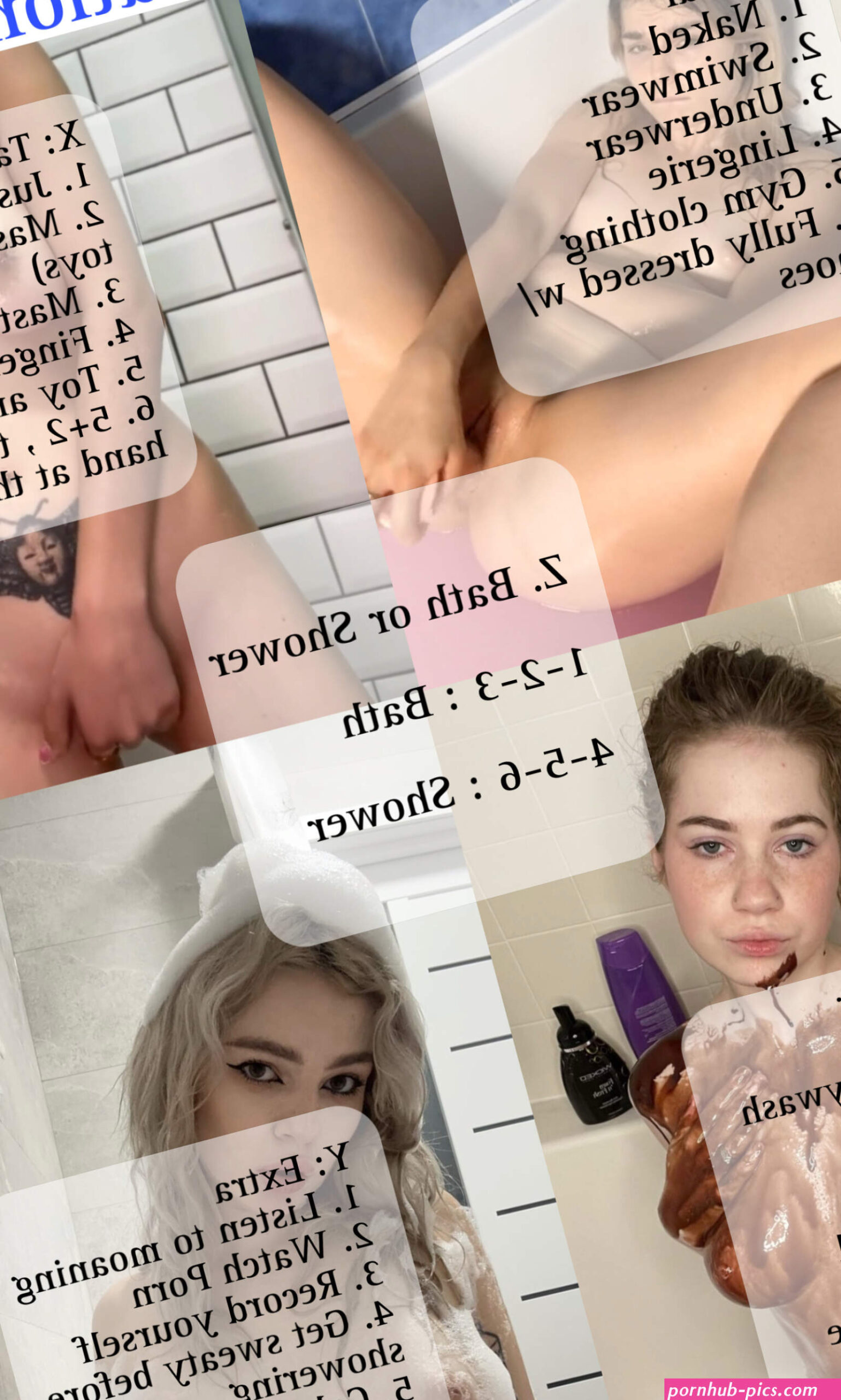 Shower Bath Masturbation