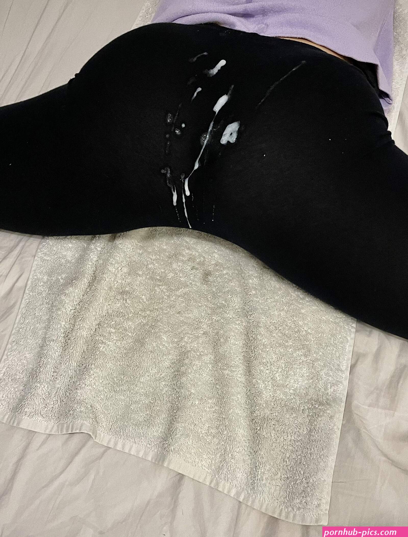 If you could feel my pleasure of hot cum seeping through and soaking my cotton leggings