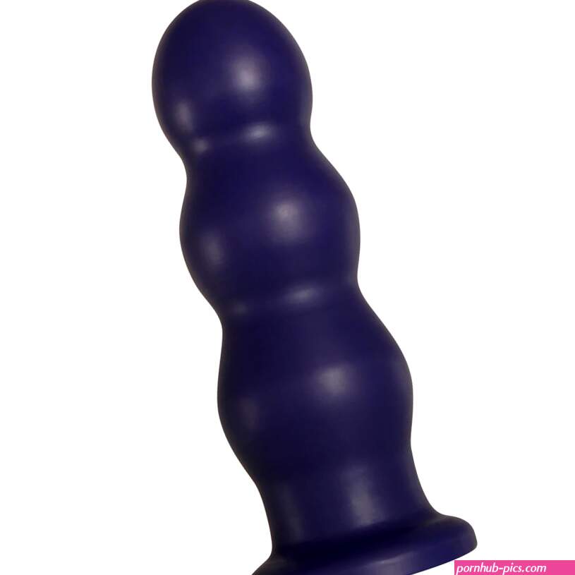 Buy the Gladiator 10 inch 3-tiered Anal Plug with Suction Cup in Purple ButtPlug anal