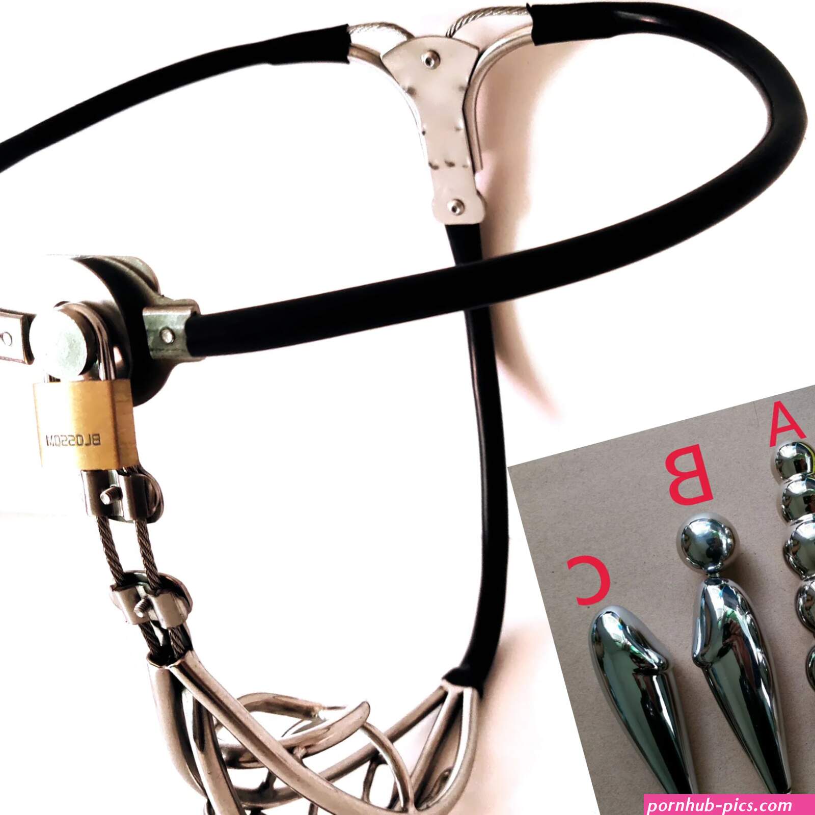 Adjustable Stainless Steel Cage For Male Sub Belt... From Youmvp 13.02