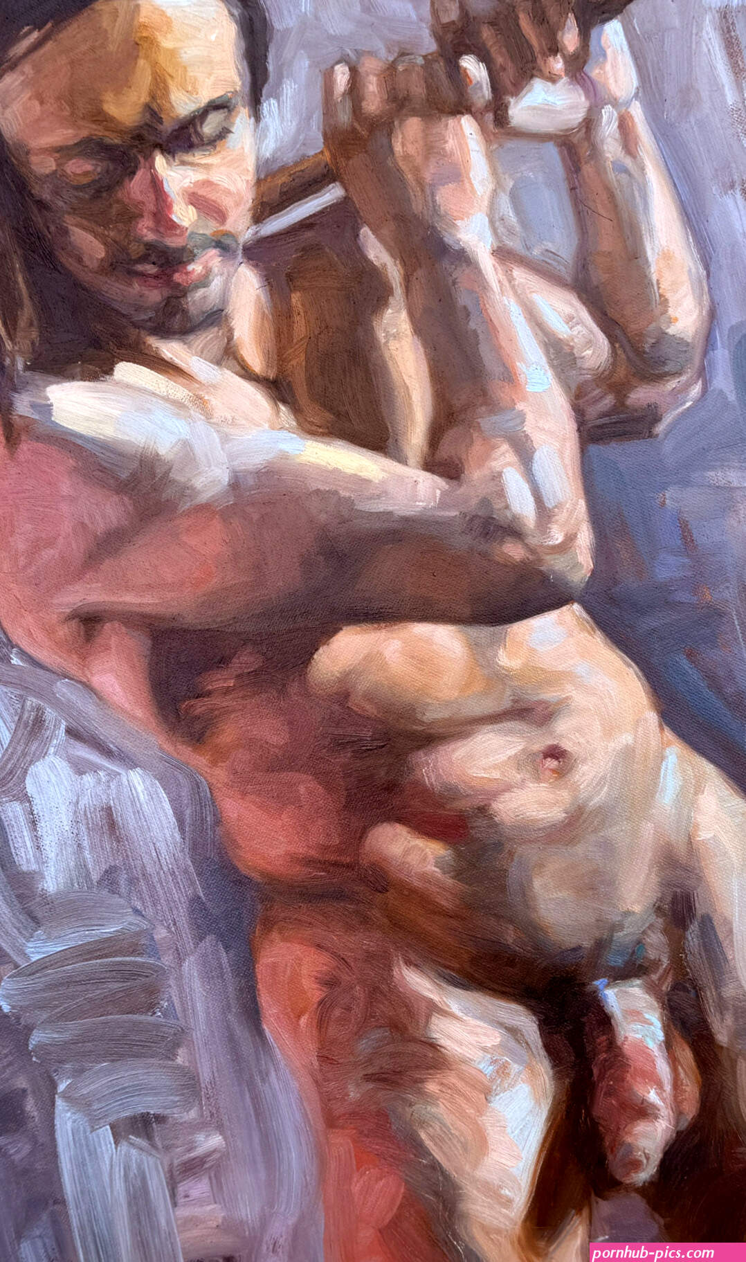 Giuseppe Nude in Oil