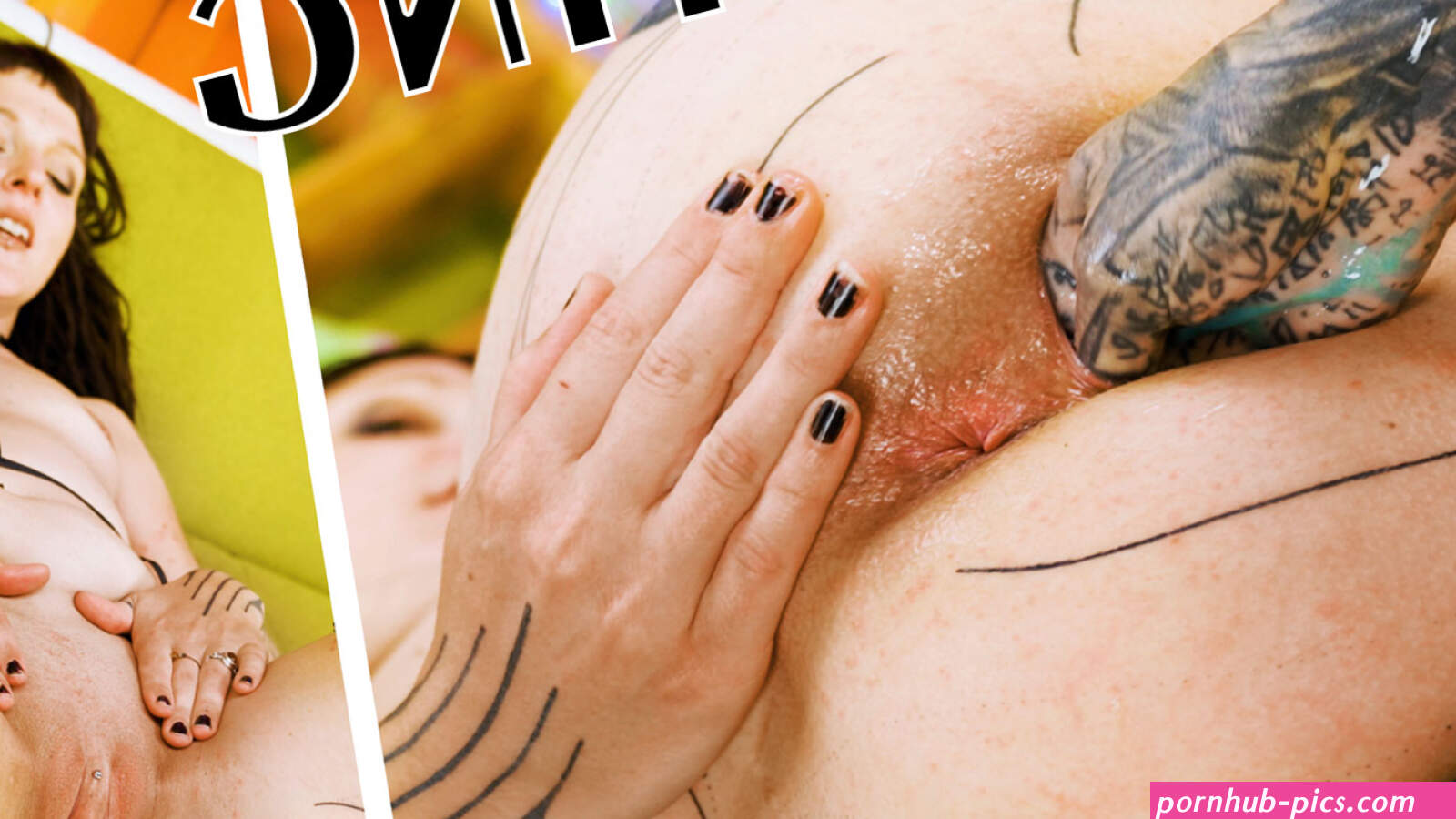 Tattoo Lesbian Gets Hard Fisted Till She Have A Real Orgasm